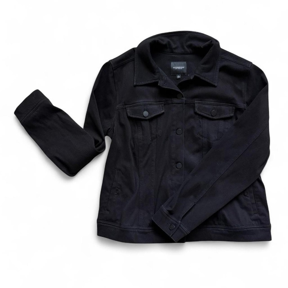 Liverpool Women's Black Jean Jacket